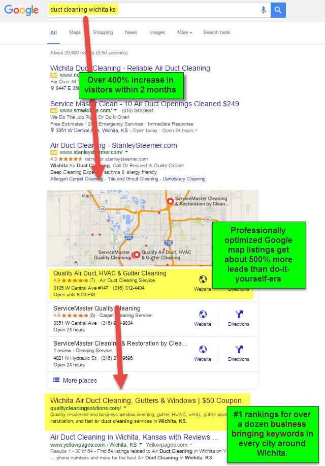 duct-cleaning-seo-map-listing-ranking-example