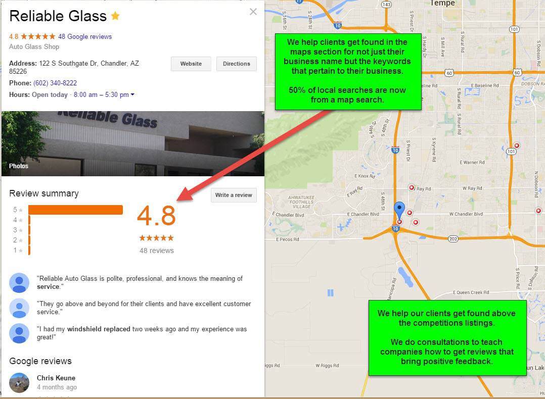 google map review management